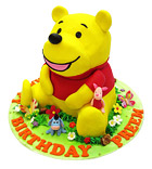 Yellow Bear Cake