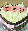 White Heart Cake White Heart Cake