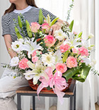Stunning Romance Basket