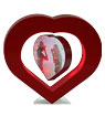 Heart Shaped Floating Frame Heart Shaped Floating Frame