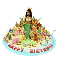 Princess Mermaid Cake