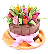Tulip Basket Cake
