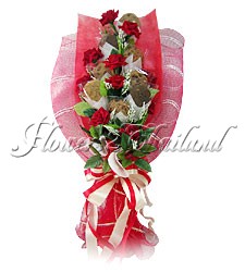 Romantic Red Cookies Bouquet [D]
