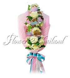 Charming Pink Cookies Bouquet [B]
