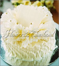 White Chocolate Malt Cake